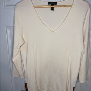 Ralph Lauren Cream V-Neck Top